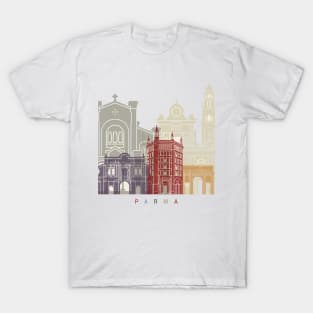 Parma skyline poster T-Shirt